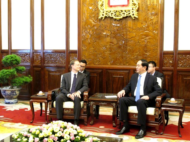 Tran Dai Quang rencontre des ambassadeurs - ảnh 2